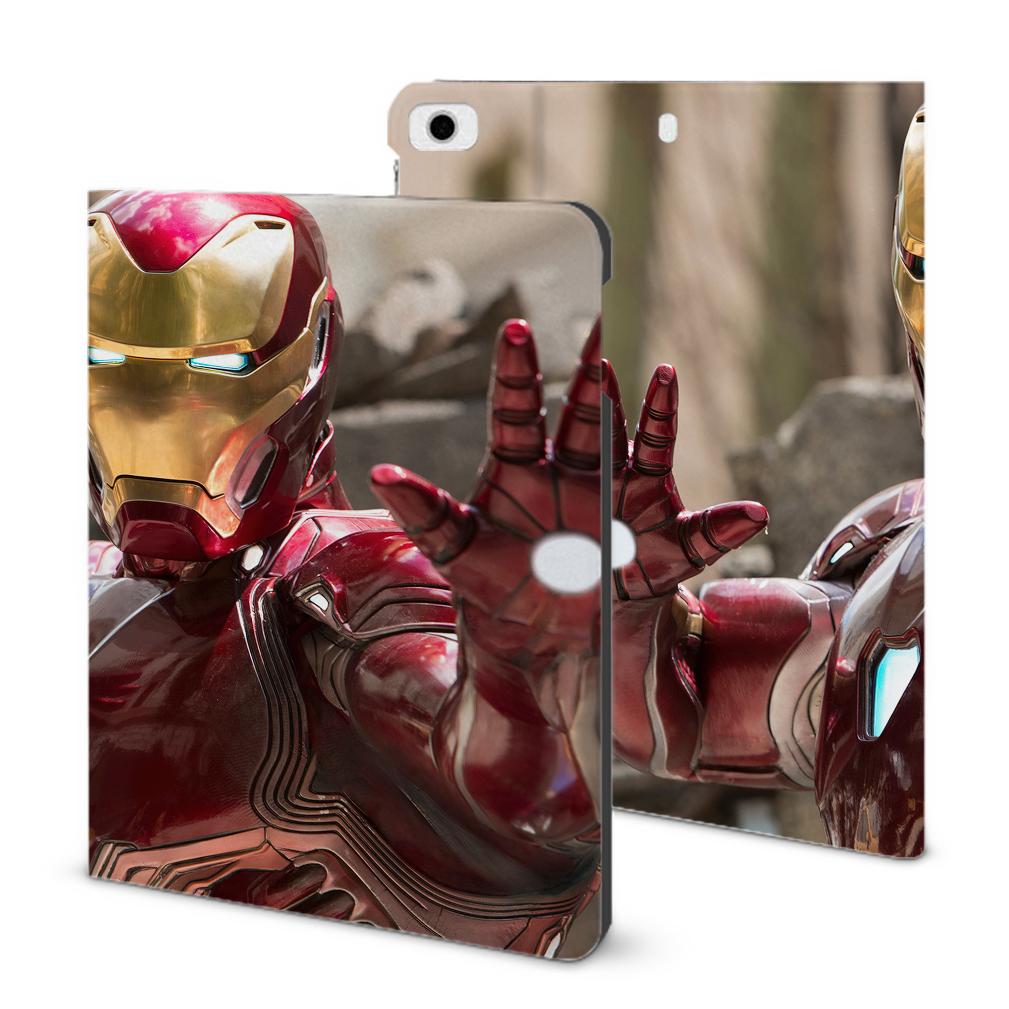 （画像用） アベンジャーズ The Avengers IPad ケース ブック型 PUレザー TPU 耐衝撃 軽量 薄型 ペン収納なし 全面保護 IPad 各モデル対応